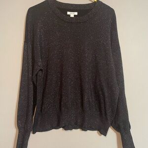 Nine West Black Glitter Women's Sweater XXL EUC